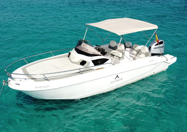 Rent Italia Yachts Ayros 24 in Ibiza