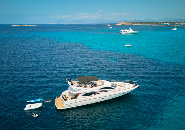 Rent Sunseeker Manhattan 64 Sirius in Ibiza