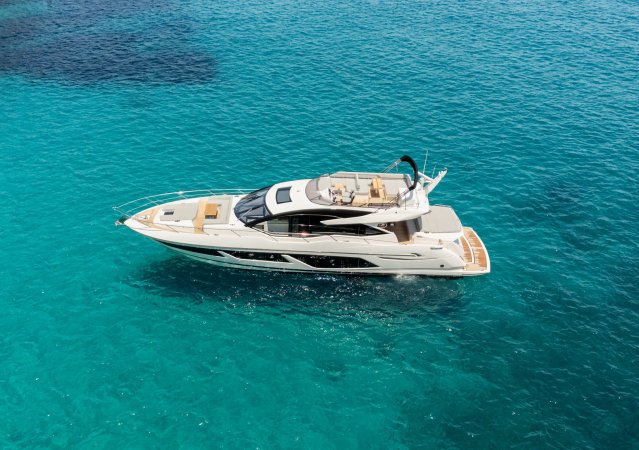 Rent Sunseeker sport yacht 74 in Ibiza