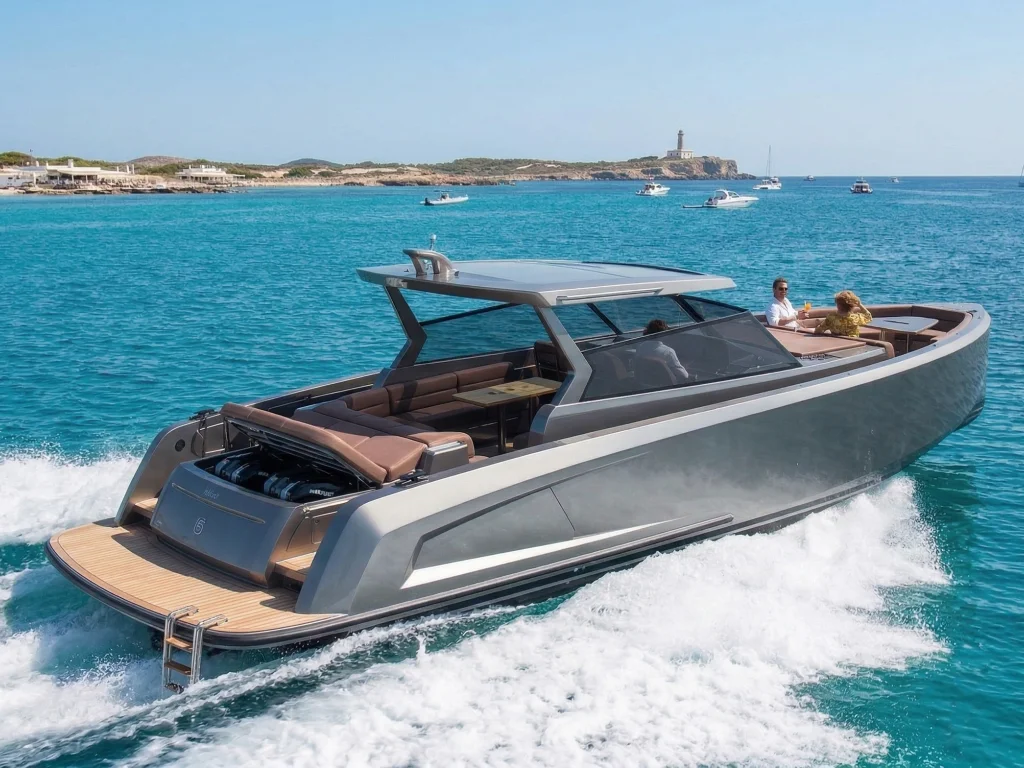 Vanquish Yacht Charter in Ibiza: Pure Power, Style and Exclusivity