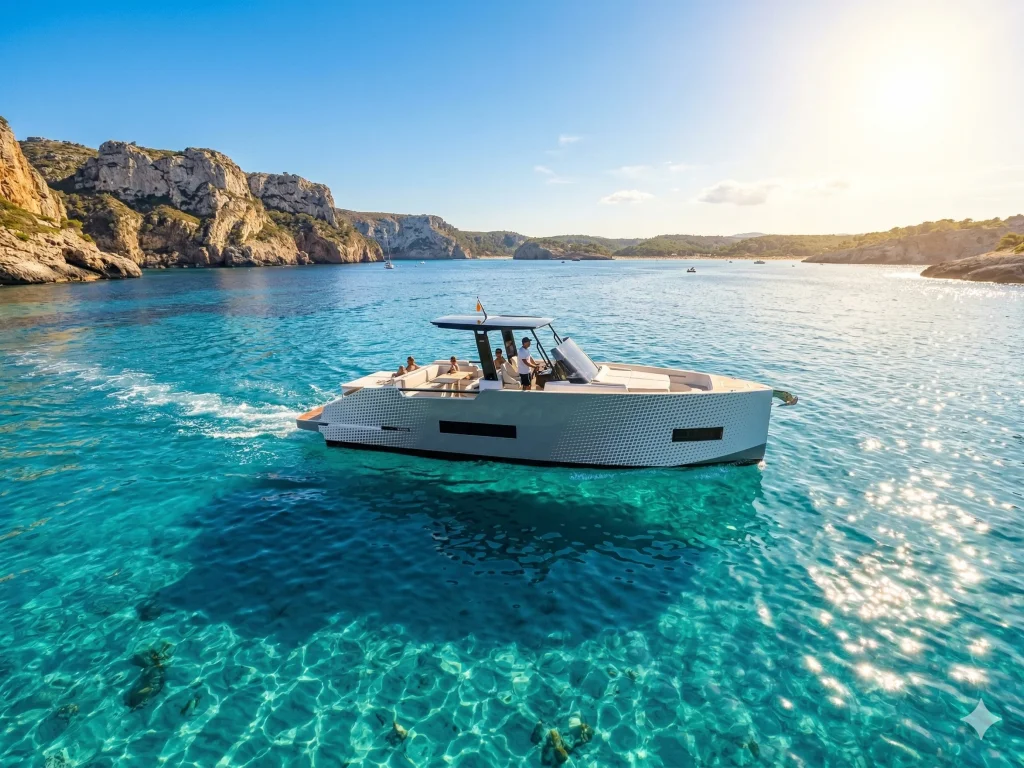 De Antonio 50 Yacht Charter in Ibiza: Modern Design, Power and Open-Sea Freedom
