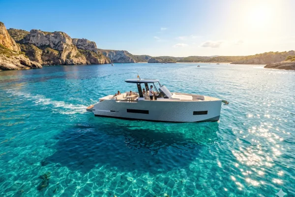 De Antonio 50 Yacht Charter in Ibiza: Modern Design, Power and Open-Sea Freedom